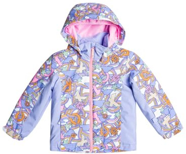 Roxy Snowy Tale - Funktionelle Schneejacke für Mädchen 2-7 Weiß
