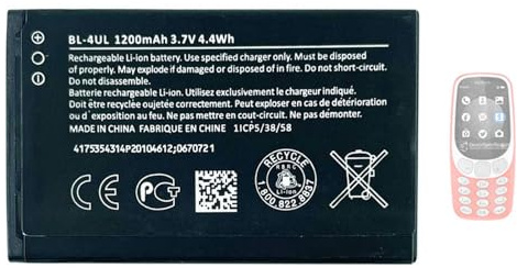 Aousavo BL-4UL ersatz akku Kompatibel mit Nokia Microsoft Lumia BL-4UL 3310 225 500 230