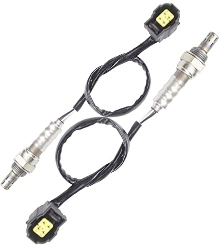 higherbro 2PCS Oxygen O2 Sensor 1 & 2 for 2011-2017 Jeep Compass Patriot 2.0L/2.4L;2001-2002 Dodge Dakota 2.5L Upstream + Downstream