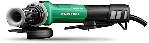 HIKOKI Winkelschleifer G13BYEQ2, Schleifscheiben Ø: 125 mm (240V, Leistungsaufnahme: 1320 W, Leerlaufdrehzahl: 10000 min-1, Antriebsspindel: M14, Brushless, Wiederanlaufschutz) Zubehör im Karton.