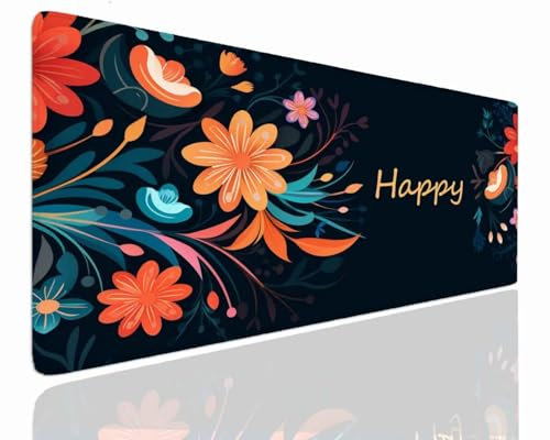 Tapis de Souris XXL 1600x800x4mm Grand Tapis de Bureau Tapis de Souris Gamer Tapis Bureau Gaming Antidérapant Résistant à l'eau, Tapis Souris XXL Mouse Pad Mat Modern sous-Mainm, Clavier Souris J-642