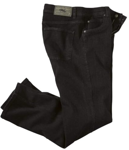 ATLAS FOR MEN - Jean Homme Regular - Jeans Stretch - Coupe Droite - Pantalon Homme - Disponible en Grandes Tailles