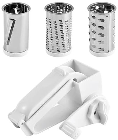 3 in 1 Hand Held Cheese Grater with Handle