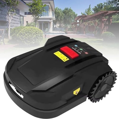 Fully Automatic Robot Lawn Mower, Smart Grass Cutter with Auto Recharge and Wifi APP Control, Ideal for Large Gardens up to 800㎡