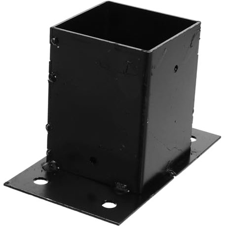 Tofficu Postale per Recinzione Base Robusta per Ancoraggio Pavimento Base per Post Facile Installazione e Resistente Alla Deformazione Adatta per Recinzioni e Ringhiere