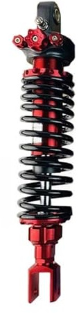 Motorcycle Rear Shock Absorber 270/290/310/320mm, Air Hydraulic Oil Fork Suspension Shock Absorber(Red 270mm Clevis)