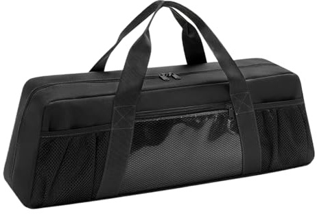 Organizer per utensili per griglia - Borsa per accessori per griglia 56 x 16,5 x 18,3 cm, valigetta portatile con manici ergonomici per barbecue all'aperto