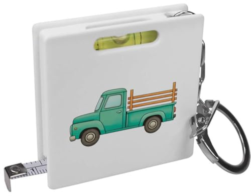 Azeeda 'Pickup Truck' Keyring Tape Measure/Spirit Level Tool (KM00048043)