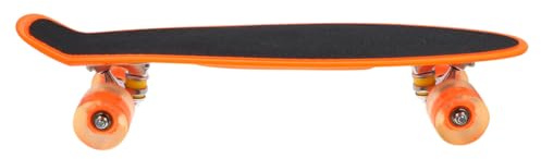 Alasum Frosted Fish Skateboard with Flashing PU Wheels Anti-Friction Four-Wheeled Cruiser Board with Warped Tail for Teens Beginners Outdoor Riding