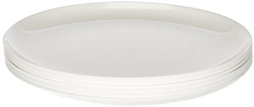 H&H Premiere Set Piatti Pizza, Opale, Bianco, 6 unità