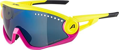 ALPINA 5W1NG - Verspiegelte und Bruchsichere Sport- & Fahrradbrille Mit 100% UV-Schutz Für Erwachsene