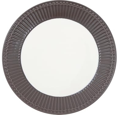 GreenGate [W] Plate Alice Dark Chocolate