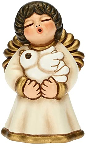 THUN - Angelo Regalo per Prima Comunione - Ceramica - Bomboniere - 5,4x5,3x8 cm h