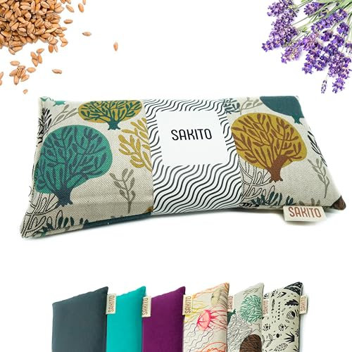 Saco Termico Microondas (25x12 cm) - Cojin Termico Natural para Dolores Menstruales - Uso Caliente o Frio - Gran Retencion de Calor - Muy Duradero con Tela de Primera Calidad - Aroma a Lavanda