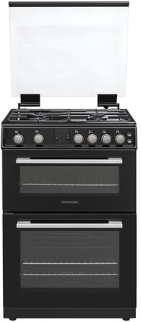 MDOG60LK 600mm Double Gas Oven and Grill Black