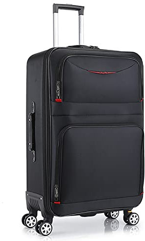 GOTYKE Laptoptasche mit Rädern, Executive Laptop-Spinner für bis zu Laptops, Roll-Laptoptasche mit Tragetasche, ideale Kabinentasche (Farbe: A, Größe: 37 x 21 x 62 cm)
