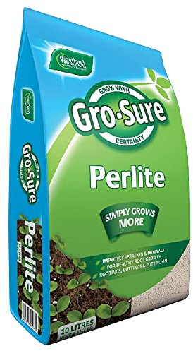 Garden Gro-Sure Perlite Potting Mix - 10L Perlite Grit for Plant Pots with Topline Card. Garden Potting Mix Granules for Outdoor Plants or Houseplants.