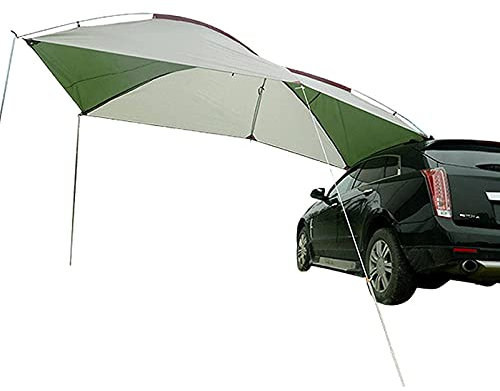 Auvent de Voiture Tente de Voiture Camping-Car Auvent de Bus Camping en Plein air Abri latéral Crème Solaire Imperméable à la Pluie Tente Auto-Conduite
