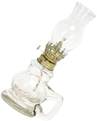 Garneck 5m Kerosinlampe Aus Glas Mit Docht Petroleumlampe Für Zuhause Retro-öllampe Mit Hitzebeständiger Glasabdeckung Petroleumlicht Für Hochzeitsbeleuchtung