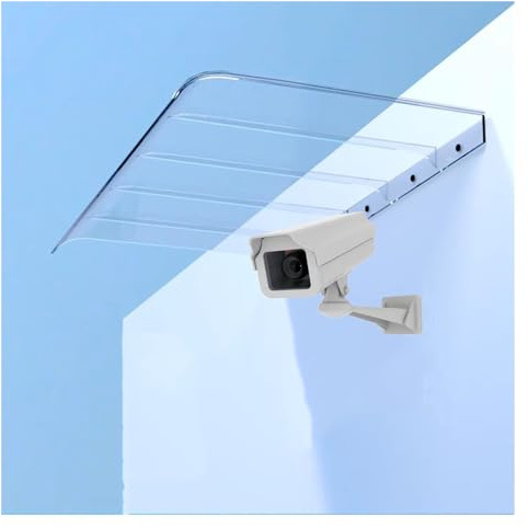 AFGZQ Marquise Terrasse en Polycarbonate, Auvent Résistant Aux UV Auvent de Porte, Cache Clim Exterieur, for Porte D'entrée/Porche/Jardin(Size:40x120cm/16x47in)