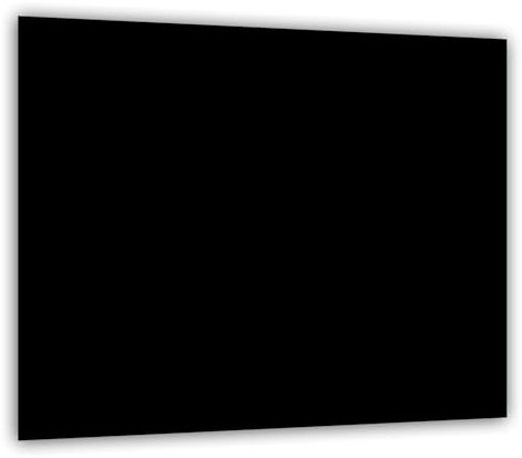 DarHaus Plaque de recouvrement, 60 x 52 cm, en verre, pour cuisinières électrique, à induction ; convient comme décoration, protection anti-éclaboussures ou planche à découper, Noire