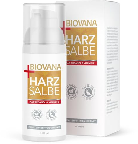 BIOVANA Harzsalbe Plus | feuchtigkeitsspendene Creme | für alle Hauttypen | 100 ml Inhalt 1x