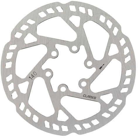 Clarks Cycle Systems CL-01 Rotor de frein à disque en acier monobloc Argenté 203 mm