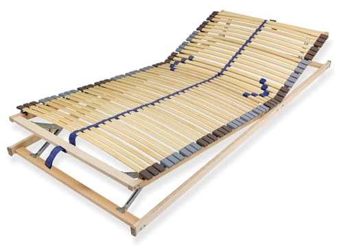 Sleepneo Lattenrost 140x200 cm verstellbares Kopf & Fußteil vormontiert Blauer Engel-Zertifizierung 42 Latten 7-Zonen Traglast 150kg Birkenschichtholz