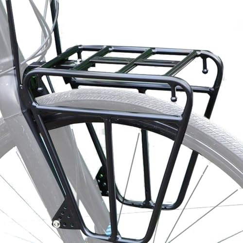 Fahrrad Gepäckträger Vorne Fahrrad Vorderradgepäckträger Front Gepäckträger Frontkorb Aus Aluminiumlegierung Touren Für Fahrräder Für Straßenfahr