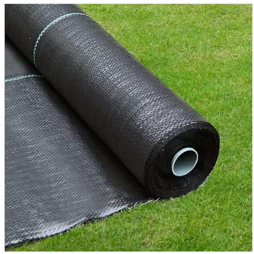 DIWAL Tessuto Antierbacce Telo Pacciamatura Giardino UV Resistente Membrana Anti Erbacce per Paesaggio Esterno, Aiuole, Viali, Terrazza, Ingressi(1m x 100m)