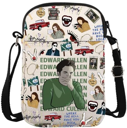 Twilight Movie Merchandise Crossbody Bag Vampire Movie Lover Gift Forks Washington Gift Edward Cullen Character Fans Carry On Bag