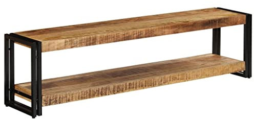 vidaXL Mango Massivholz TV Schrank 150cm Lowboard Fernsehschrank Schuhschrank