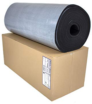 Dämmmatte selbstklebend Kautschuk Isoliermatte 19mm Dämmdicke Dämmung Isolierung 1m² - 8m² - Markenqualität Insul-Roll XT (Dämmplatte selbstklebend 19mm - 8m² 1 Karton)