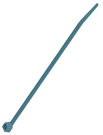 Brida detectable 3,6X142 en U62X, antiroturas, material aislante, fácil detección visual, trinquete aislante de gran resistencia, 0,12 x 0,36 x 14,2 centímetros, color azul (Referencia: 2233DT)