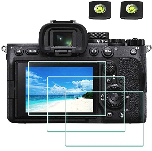 ULBTER Displayschutz schutzfolie für Sony Alpha 7 IV A7 IV A7M4 A7IV screen protector folie 9H Härte Gehärtetes Glas [3+2 Stück]