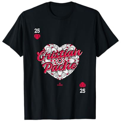 Cristian Pache of Hearts Atlanta Baseball Player Valentines Camiseta