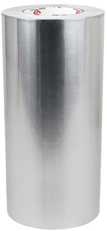 BOMEI PACK Aluminum Foil Tape,Heavy Duty Metal Duct Tape,High Temperature Silver Tape,Perfect for Sealing & Patching,HVAC,Air Ducts,Insulation and Metal Repair (12 Inch x 55 Yards)