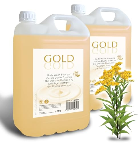 Gel & Champú GOLD | 2 garrafas x 5L | Hotel, B&B, Casa Rural, Gym