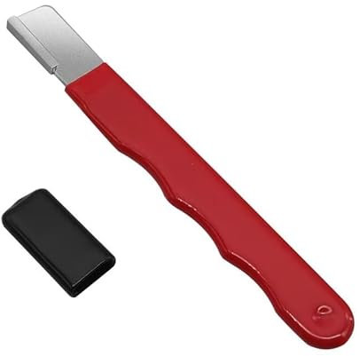 1Pcs Metal Knife Pruning Sharpening Stone Handheld Garden Shear Scissors Sharpener with Lid Pocket Speedy Sharp Knife