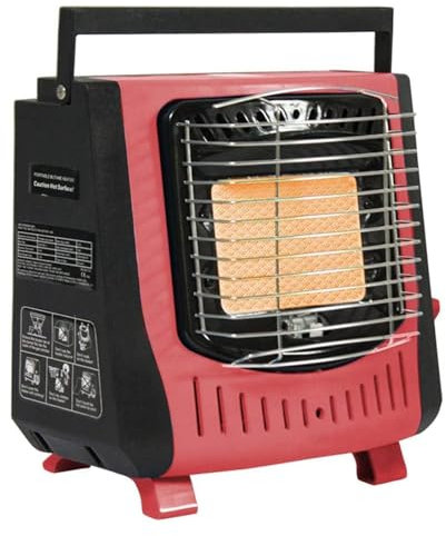 CHANGLKJ Small Propane Gas Heater, Portable Butane Gas Tank Heater with Dumping and Overheating Protection Function, Electronic Ignition and Ceramic Heating, for Outdoor Patios, Hiking, Fishing