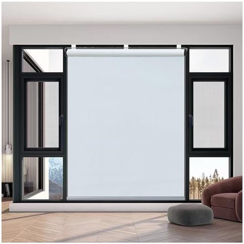 Sonnenschutzrollos mit 99 % UV-Schutz, Verdunkelungsrollos für Fenster, ohne Bohren, Rollos für Privatsphäre, 145 x 130 cm