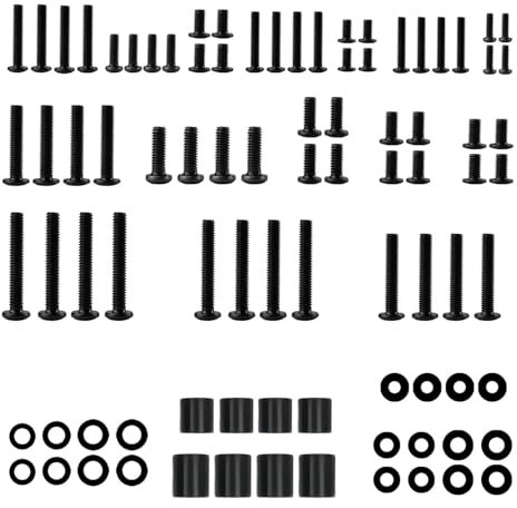 Universal TV Mount Hardware Kit,M4 M5 M6 M8 Screws for Bracket, Wall Mount, Stand,Fits Most TVs