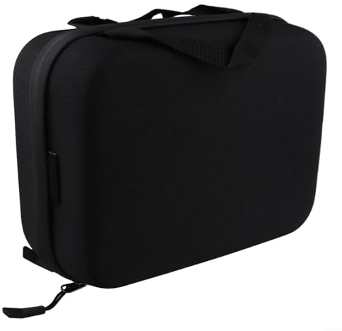 TDCuizent Portable Electric Bike for Charger Storage Bag with Handle EVA Polyester Protective Case for E-Bike Scooter for Battery Pack Waterproof Shockproof Dust-Proof Organizer Box(XL(25.5 * 19 *