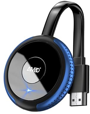 AIMIBO 4K 5G Wireless Display Adapter – Echte Plug & Play Filme, Shows & Live von Smartphone, Laptop auf Monitor/Projektor, Kompatibel mit i*OS, Android, Windows, Mac OS, Airplay, DLNA, Miracast