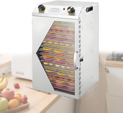 Essiccatore di Avvio Elettrico Portatile Essiccatore Alimentare Acciaio Inox Essiccatore Alimentare a Flusso Orizzontale Essiccatore di Frutta E Verdura,18thfloor