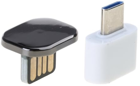 Fazvncv Chiavetta USB per scrittura creativa USB di tipo C per auto corta invisibile ad alta velocità