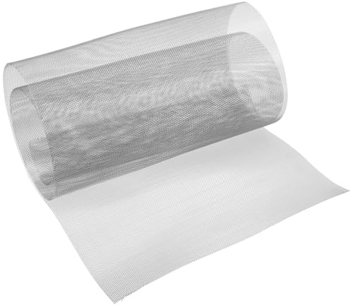 ifundom Maille Tissée Acier Inoxydable Mailles Filet Métallique Rigide Pour Clôture Jardin Barbecue Fenêtre Écran Filtrant Résistant Corrosion
