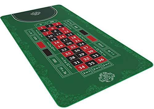 Bullets Playing Cards, Roulette Matte, Verschiedene Größen, Double 0 oder Single 0 (Double 0