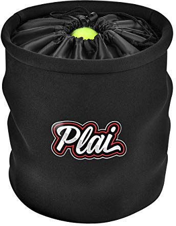 Plai Portable Pickleball Ball Collector Basket - Waist Ball Retriever for Pickleball Training, Fast Ball Feeder, Holds 50+ Balls, Works for Pickleball, Tennis, Table Tennis & Baseball Practice