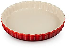 LE CREUSET Molde tarta de cerámica de gres 28 cm, 2, 1 L, Cereza, 71120280600001